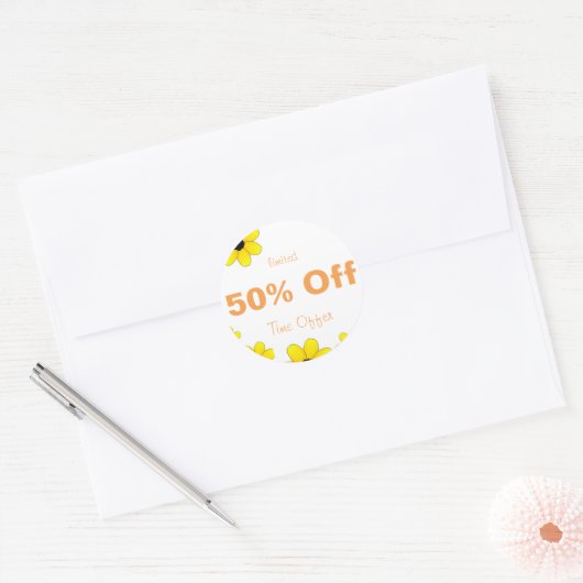 50% uit Sticker speciale verkoop (Envelop)