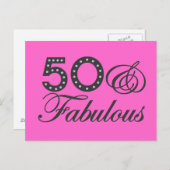 50 & Uitstekend Briefkaart (Voorkant / Achterkant)