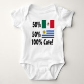 50% Uruguayaan 50% Mexicaan 100% klap Romper (Voorkant)