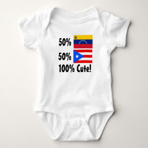 50% Venezolaan 50% Puerto Ricaan 100% Cute Romper