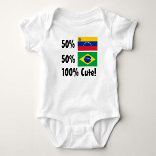 50% Venezolaanse 50% Braziliaanse 100% klap Romper