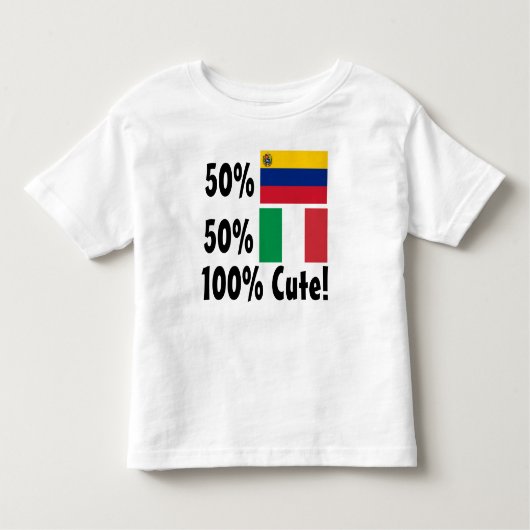 50% Venezuela 50% Italiaans 100% geluid Kinder Shirts (Voorkant)