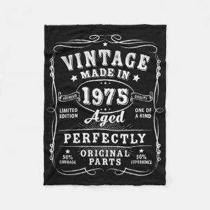  50 Verjaardag Decoraties Mannen 50yr 1975 50th Fleece Deken