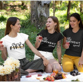 50 Verjaardag Squad Typografie Eenvoudig Modern Cu Tri-Blend Shirt