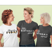 50 Verjaardag Squad Typografie Eenvoudig Modern Cu Tri-Blend Shirt