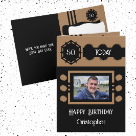 50 voeg vandaag foto toe met de naam zwarte bruine kaart