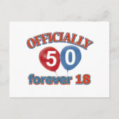 50 voor altijd 18 briefkaart (Voorkant)