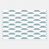 50 wat Funny Quote Typografie 50th Birthday Inpakpapier Vel (Voorkant 3)