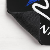 50 Waves Mousepad Black Muismat (Hoek)