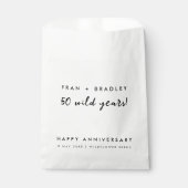 50 Wilde Jaren | 50e Jubileum Wilde bloempitten Bedankzakje (Voorkant)