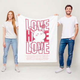 50 x 60 inch fleece deken