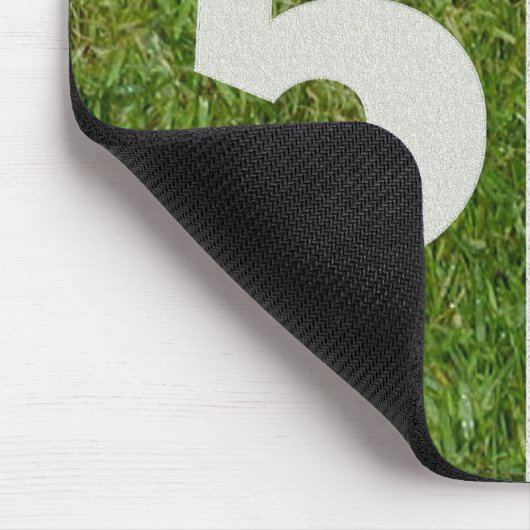 50 yard Line Football Field Mousepad Muismat (Hoek)