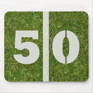 50 yard Line Football Field Mousepad Muismat