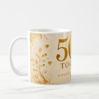 50 Year Anniversary Mug Golden Wedding Anniversary Koffiemok