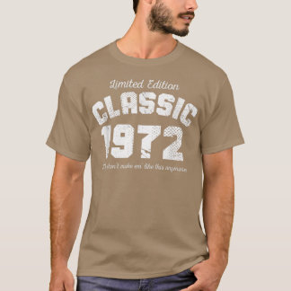 50 Year Old Gift Vintage Classic Car 1972 50th Bir T-shirt