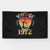 50 Years 1972 Guitar Pick 50th Birthday Guitarist Spandoek (Horizontaal)