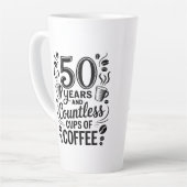 50 Years and Countless Cups of Coffee Latte Mok (Linkerhoek)