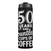 50 Years and Countless Cups of Coffee  Thermosbeker (Voorkant)