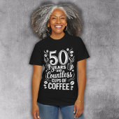 50 Years and Countless Cups of Coffee  Tri-Blend Shirt
