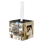 50 Years Golden Anniversary Infinity Photo Collage Decoratie (Voorkant hoekig)