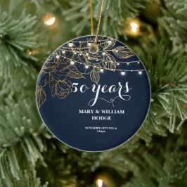 "50 Years of Forever: An Anniversary to Remember"  Keramisch Ornament