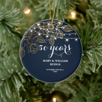 "50 Years of Forever: An Anniversary to Remember"  Keramisch Ornament