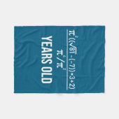 50 Years Old Equation Funny 50th Birthday Math  Fleece Deken (Voorkant (Horizontaal))