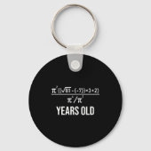 50 Years Old Equation Funny 50th Birthday Math  Sleutelhanger (Voorkant)