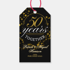 50 Years Together Golden Wedding Anniversary Party Cadeaulabel