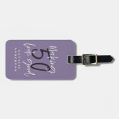 50 ziet er goed uit kleurrijke verjaardagsviering bagagelabel (Voorkant horizontaal)