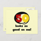 50 ziet er zo goed uit voor mij T-shirts en cadeau Briefkaart (Voorkant / Achterkant)