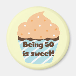 50 zijn is zoete T-shirts en cadeautjes Magneet