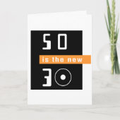 50 zijn nieuwe 30 kaart (Voorkant)