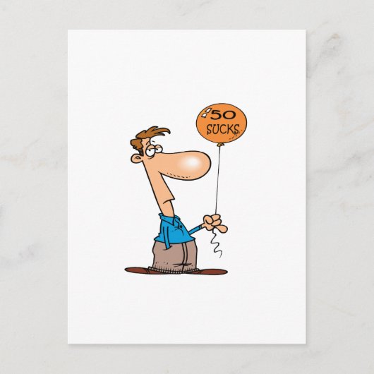 50 zuigt briefkaart (Voorkant)