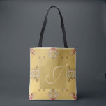 50e/1e Golden Ochre bruiloft Jubileum Tote Bag<br><div class="desc">Op zoek naar de juiste 50ste of 1ste canvas tas? Dan is misschien een mooie,  goudkleurige oker,   herhaling en edelsteenafbeelding precies het ding om ze ALLEBEI te geven!</div>
