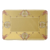 50e/1e Golden Oker bruiloft Jubileum badmat (Voorkant)