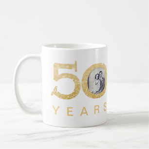 50e 50 jaar Gold Wedding Jubileum - Aangepast Koffiemok