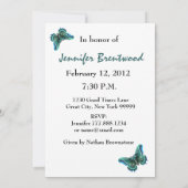 50e - 59e verjaardag van de uitnodiging tot Blauwg (Achterkant)