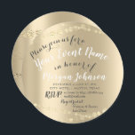 50e 60e 70e verjaardag Confetti Gold Kaart<br><div class="desc">Nieuwe kic-uitnodigingen Een andere vraag die ik zou willen weten Enyoy je leven:) FlorenceKdesign</div>