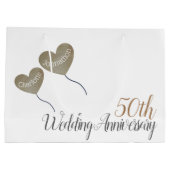 50e ballon van het gouden Jubileum Groot Cadeauzakje (Achterkant)