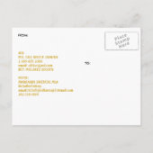 50E BEWAAR DE DATUM AANKONDIGINGSKAART (Achterkant)