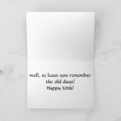 50e BIRDHAY HUMOR VAN SCHOOL OF FISH Kaart (Binnen)