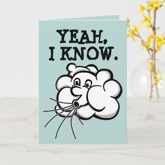 50E BIRTHDAY, 50 BLOWS FUNNY KAARTEN (Gele Bloem)