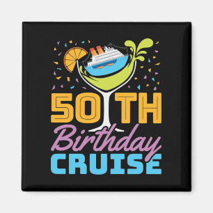 50e Birthday Cruise Magneet