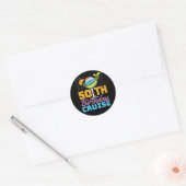 50e Birthday Cruise Ronde Sticker (Envelop)
