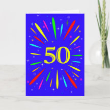 50e 'Birthday Explosion'-Kaart