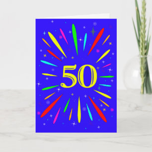 50e 'Birthday Explosion'-Kaart Kaart