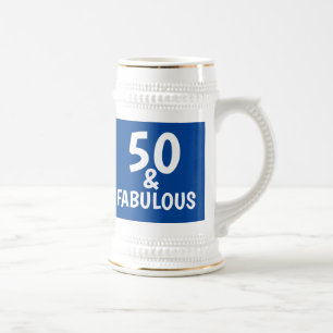 50E BIRTHDAY FABULOUS 50 BEER STEIN BIERPUL