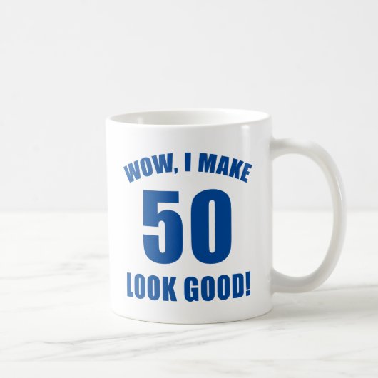 50e Birthday Gag Gift (b) Koffiemok (Rechts)