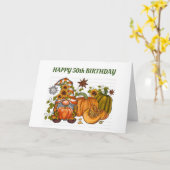 *50e BIRTHDAY* GNOME WIL DAT HIJ PERSOON WAS Kaart (Gele Bloem)